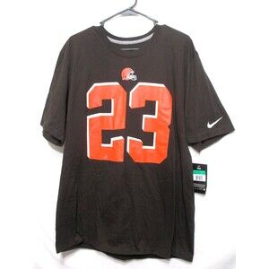 NIKE Cleveland Browns NFL Tee T Shirt Top Joe Haden 23 Mens XL T NEW TAGS